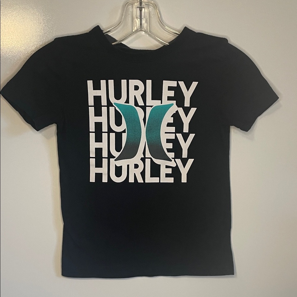 Hurley Boys Black T-shirt Size 5/6